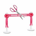 Grand Opening Kit-36" Ceremonial Scissors, Ribbon, Bows, Stanchions